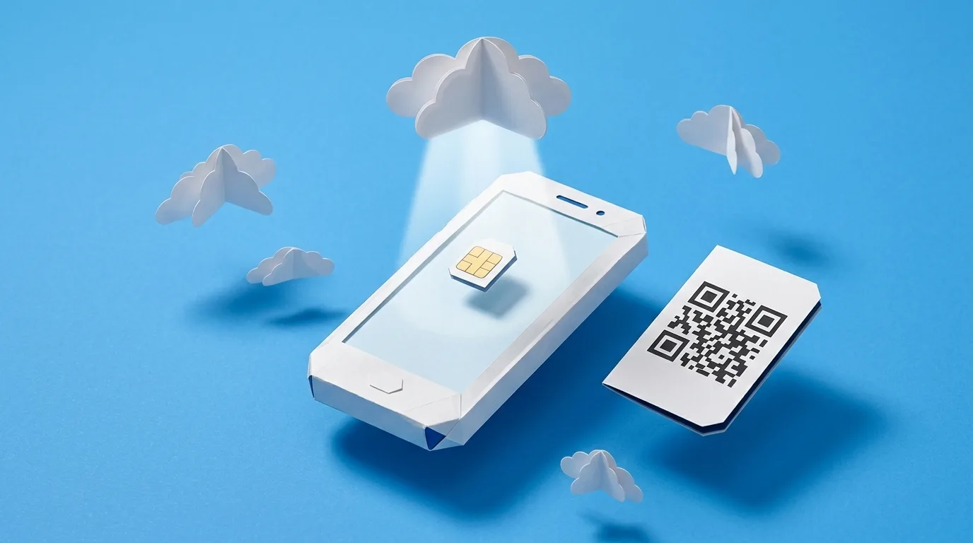 How does an eSIM work? From QR code to first connection
